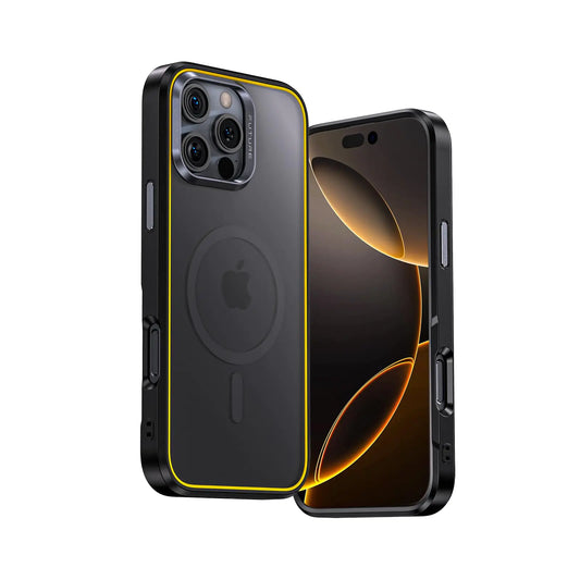 AOHI for iPhone 16 Pro Max Case Compatible with MagSafe Military Grade Drop Protection Slim Magnetic Shockproof Phone Case for 6.9-Inch iPhone 16 Pro Max Black